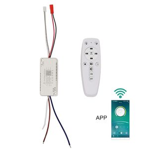 Uygulama Kontrol LED sürücüsü 2.4g uzaktan akıllı LED transformatör (20-40W) X2 (40-60W) X2 Dimmable renk değiştirilebilir avizeler için