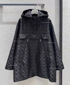 2023 Осенний дизайн, модный классический модный персонализированный нейлоновый повседневный универсальный свободный пуловер для мужчин и женщин, пальто