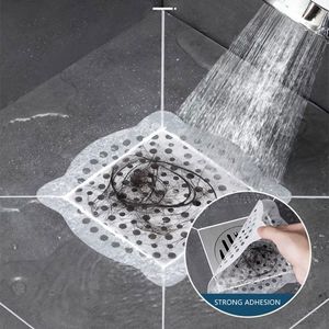 Duvar Çıkartmaları 100 PCSDISPOSTABLE Zemin Tahliye Filtresi Kanalizasyon Anti Saç Tuvalet Banyo Duş Odası Saç Sticker 230923