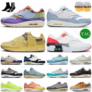 87 Designer 1s OG One 1 Running Shoes Menções laranja Frost Patta Monarch Travis Cactus Jack Jack Barroco Brown Gale Sneakers Sports Sports Tamanho EU36-47