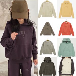 Çocuklar bebek hoodies tasarımcı ess giyim sweatershirt kızlar kızlar ceket küçük çocukları genç çocuk çocuk giyim mektup baskılı tırmanma jumper'ları esansiyel clothing