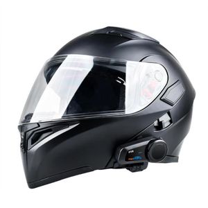 Мотоциклетный домофон, версия 2021, гарнитура для шлема Fodsports FX6, 6 гонщиков, 800 м, FM-радио, беспроводные мотогарнитуры для всех типов шлемов1308q