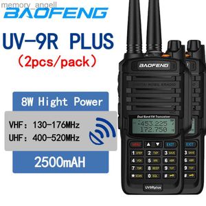 Рация 2 шт./упак. Baofeng UV-9R PLUS двухдиапазонная радиолюбительская водонепроницаемая портативная рация УКВ УВЧ переговорное устройство HKD230925