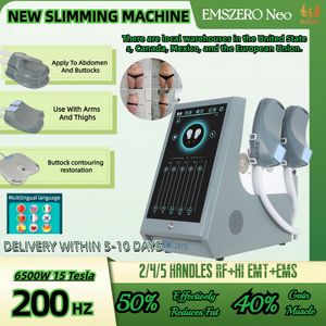 2023 11.11 EMSzero SLIMMING EMSLIM BODY EMS Sculpting 200HZ NEO 2/4/5 РУЧКИ HIEMT 6500W 15 TESLA BEAUTY HEALTH SALON CE/ROHS/EMC HOT MACHINE