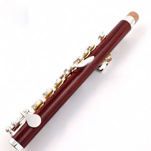 Rosewood Piccolo C Key Cupronickel Yarım Flüt Gümüş Kaplama Ebony MPC-168