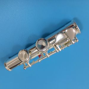 Üst Japonya Flüt YF-471 16 Delik Gümüş Kaplama Enine Flauta Obturator C tuşu E Anahtar Müzik Enstrümanı Dizi