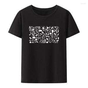 Erkek Tişörtleri Merdiven Pamuk Tişört Bavul Beasure Yaz Gevşek Miles Morales Hipster Koszulki T-Shirts Erkek Top Y2K TOPS Tech Casual