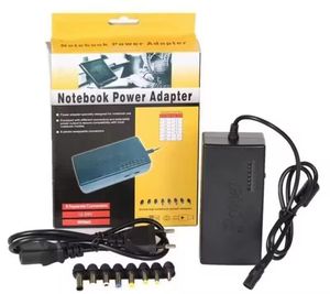 Universal 96W Dizüstü Bilgisayar Güç Adaptörü US/AB/UK Çok fonksiyonlu ayarlanabilir çıktı 12-24V Defter Güç Kaynağı Şarj Cihazı Lenovo Dell HP ASUS Defter için 8 Konektörlü