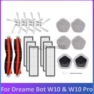 Vacuum Cleaners For Dreame Bot W10 W10 Pro Robot Vacuum Cleaner Accessories Main Side Brush Filter Mop Cloth And Mop HolderYQ230925