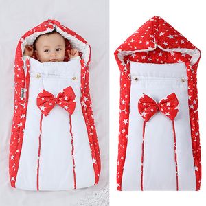 Uyku Tulumları Noel Hediye Sevimli Bebek Kış Born Sıcak Sargı Battaniyeleri Bebek Uyku Çuval için Lope 230923