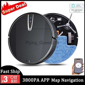 Vacuum Cleaners Robot Vacuum Cleaner Smart 3800PA Wireless WIFI Remote Control Autocharge Sweeping Machine Floor Cleaning Dry Wet Vacuum cleanerYQ230925