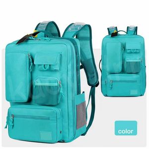 Zaino Elite retrò Utility Tessuto multifunzionale Tasche multiple Borsa per computer Borse da allenamento Donna Uomo Zaino sportivo di grande capacità Chiusura con cerniera