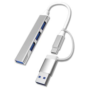 Extender USB Extender 4-Porta USB 3.0 Splitter para MacBook, XPS, Surface Pro, Mac mini/pro, iMac, mouse, teclado, unidade flash,