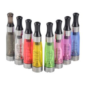 CE4 Atomizerler 1.6ml Elektronik Sigara Atomizer 8 Renk 510 Ego Pil Arabaları Vape Kalem için Siyah Damla Uçu Paket ile boş kartuşlar