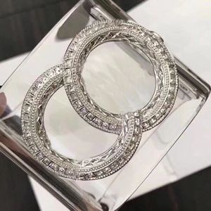 Fashion High version Acrylic bracelet bangle for lady Designer bracelets bangles Party Wedding jewelry With paper handbag