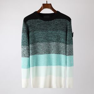 Marka Mens Topstoney Sweaters 2 Renk Klasik Klasik Küçük Gösterge Gevşek Kazak Örme Yün Boyut M-2XL