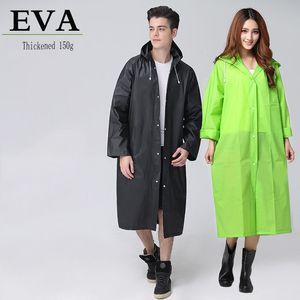 Men's Trench Coats EVA Raincoat Travel Portable Nondisposable Riding Hiking Thickened Rain Cape Full Body Outdoor Coat 230925
