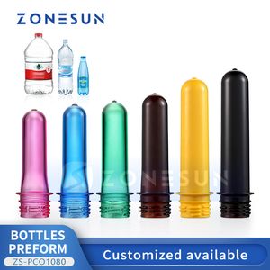 ZONESUN ПЭТ-преформы 28 мм, пластиковая бутылка, банка, пресс-форма, трубка, сырье, выдувное формование, производство воды, сока ZS-PCO1080