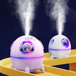 Humidifiers 2023 Space Capsule Air Humidifier USB Ultrasonic Cool Mist Aromatherapy Water Diffuser with Led Light Astronaut Humidificador YQ230927