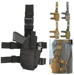 Açık taktik çantalar evrensel damla bacak tabanca kılıfı sağ elle taktik uyluk tabanca torbası torbası bacakları tüm tabancalar için kablo demeti