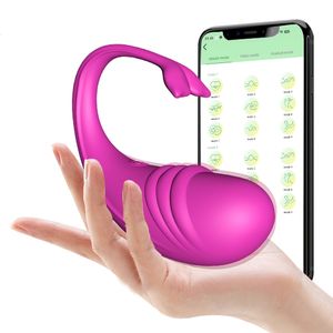 Vibratori APP controllati vaginali GSpot anale vibrante massaggiatore per uova stimolatore indossabile giocattoli sessuali per adulti per donne coppie 230925