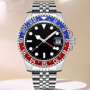 мужские часы master gmt aaa автоматические красные синие пепси сапфировые светящиеся наручные часы дизайнерские роскошные мужские стальные ремешки для часов наручные часы montre часы высокого качества