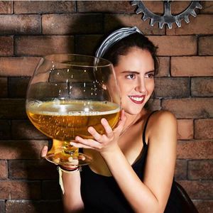 2000ml 4000ml Funny Big Huge Wine Glass For Party Y200107315M