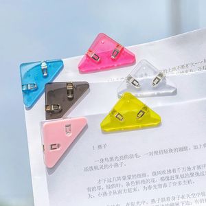 Filing Supplies 20 Pcs Mini Color Page Holder Corner Clips Colorful Paper Clip Clamp File Index Po Office School Home 230927