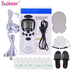 Portable Slim Equipment Health Tens Muscle Neck Massager Back Electric Digital Therapy Machine Massage Electronic Pulse Stimulator for Full Body Care 230927