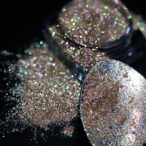 Glitter per il corpo Molto bello Pigmento camaleonte marrone per smalto per unghie Trucco Corpo Ombretto ad alta luce Evidenziatore per il viso Contouring fai da te 9951-1 230926