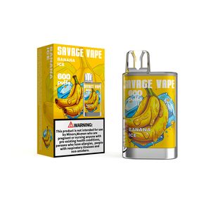 Almanya Depo Vahşi Vape Kristal 600 Puf Puf Teslim Edilebilir Vape Kalem Pod Cihaz 550mAh Vapes Kit 20mg NIC Toptan Mini E Sigara Buharlaştırıcı Elfbar 2% 800 Puflar