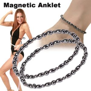 Magnetic Weight Loss Effective Anklet Bracelet Black Gallstone Slimming Stimulating Acupoints Therapy Arthritis Pain Relief