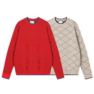 Kış Tasarımcı Sweaters Erkek Kadınlar Çift Mektupları ile Çift Örme Kapşon