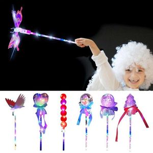 LED Princess Magic Wand - Glowing Handheld Flashing Stick, Luminous Costume Accessory for Girls Role Play