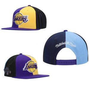 2023 Amerikan Basketbol Lakers Snapback Hats 32 Takımlar Lüks Tasarımcı Hou Okc Phi Lac Casquette Spor Şapkası Strapack Snap Snat Sırt Ayarlanabilir Kap A1