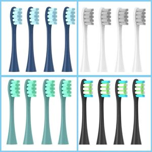 Toothbrushes Head Replacement Brush Heads for Oclean FlowX X PROF1 One Air 2 Sonic Electric Toothbrush DuPont Blue Green Soft Bristle Nozzles 230927