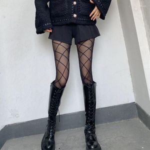 Kadın Çorap Moda Fishnet Tayt Çocuklar Siyah Net Grid Külotlu çorap çorap doldurucular Bebek kızlar örgü çorap