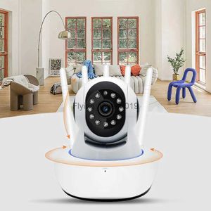 CCTV Lens WiFi Gözetim Kameraları Video Kayıt Mini Güvenlik Kamera Gece Görüşü Evde Oda Dairesi için İki Yönlü İnterkom Bebek Monitörü YQ230928