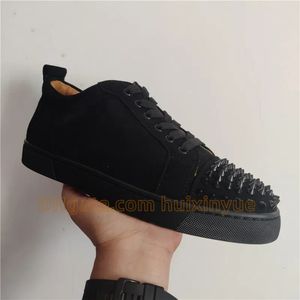 10a Kalite Erkek Kadınlar Lüks Tasarımcıları Kırmızı Dipler Ayakkabı Loubi Düşük Kesim Perçinleri Platform Sıradan Ayakkabı Spor Ayakkabı Vintage Bottoms Loafer Moda Spikes Parti Eğitmenleri