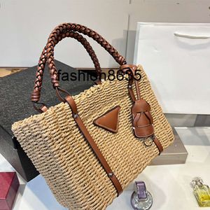 Bags Shopping High quality 2022 new fashion tote straw bag Pearl chain portable bucket bags foreign style messenger rattan bag cabbage basket large capaci