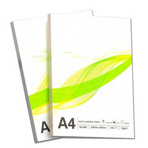 A4 Печатная копия бумаги 100 листов сырой деревянной целлюлозы белый драфт школьный офис