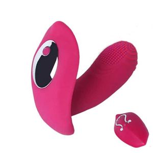 Toys de sexo Masager MASAGER Toy Massager Remote Control Vibrador Vibrador Vibrador para Mulheres G-Spot Clitoris Invisível Butterfly Panties Vibrating Egg 18 XLT3