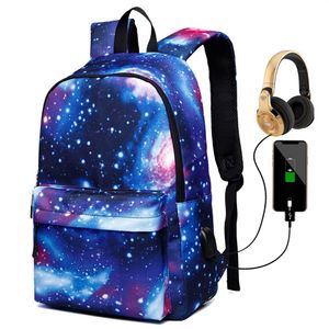 Galaxy Laptop Backpack School Bag Star Waterpateant College Sulds Travel Computer Notebooks рюкзаки для мужчин.