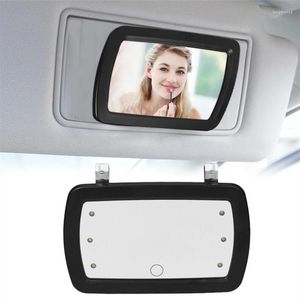 İç Aksesuarlar Otomatik Ayna Makyaj Işığı Araba Güneş Vizörü LED HD Evrensel Tip Parmak Dokunmatik Ekran Anahtarı Cam Taşınabilir Dolgu