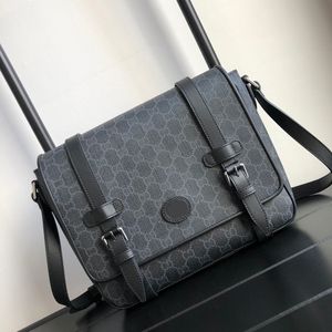 Мужская боковая сумка Дизайнерская сумка-портфель через плечо GG Мини-сумка с клапаном для работы Люксовый брендовый кошелек
