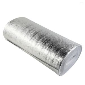Window Stickers 1 Roll Radiator Reflective Film Wall Thermal Insulation Aluminum Foil 5 10M 0.5 0.4 0.3M For Home Decoration