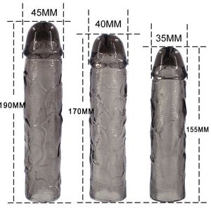 Расширение Имитация кристаллического покрытия мужской пенис удлиняемый и утолщенный прозрачный веселый мягкий клей волк зуб PW8M