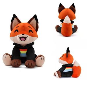 Fundy Sit Plush Fox Cartoon Personagem Soft Plush Toy Wholesale 20cm Animal Foxes Doll de pelúcia para presente para crianças