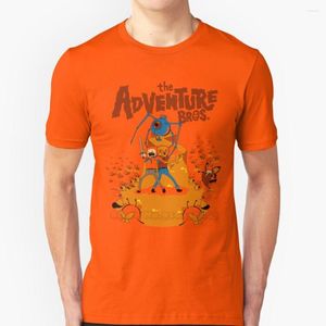 Herren T-Shirts Abenteuer Bros. Trend T-Shirt Herren Sommer Hochwertige Baumwolltops Parodie Mashup Kultur Nerd Geek TV Show