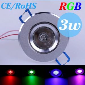 3W RGB Светодиодный утопленный приспособление для модернизации.